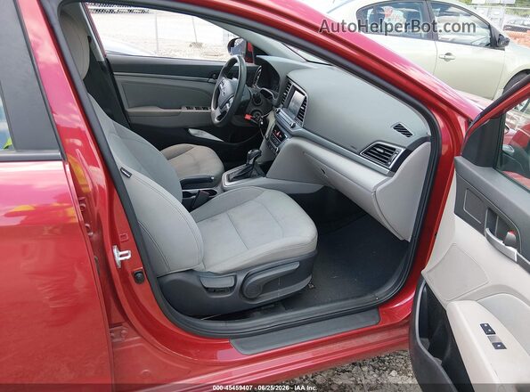 5NPD84LF6HH128856 2017 HYUNDAI ELANTRA Red წინა სალონის ხედი