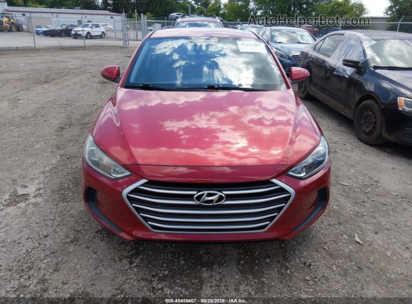 5NPD84LF6HH128856 2017 HYUNDAI ELANTRA Red ხელსაწყოთა პანელის ხედი
