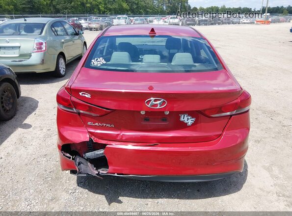 5NPD84LF6HH128856 2017 HYUNDAI ELANTRA Red 