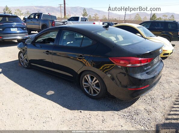 5NPD84LF6HH141445 2017 HYUNDAI ELANTRA Black Հետևի ձախ