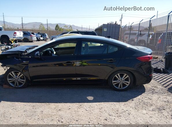 5NPD84LF6HH141445 2017 HYUNDAI ELANTRA Black Սալոնի հետևի տեսք
