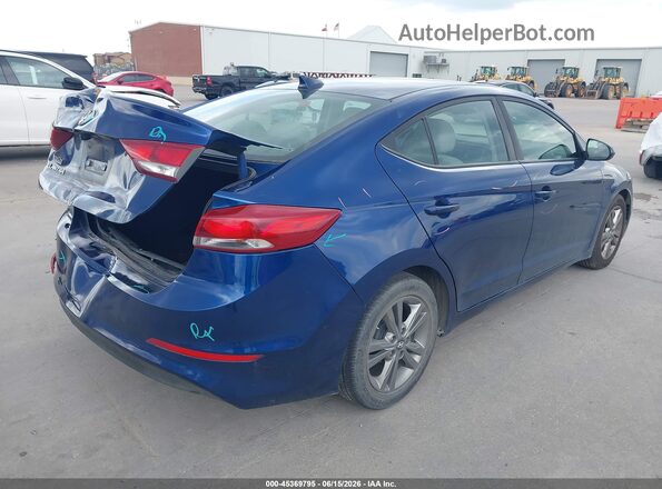 5NPD84LF6HH161985 2017 HYUNDAI ELANTRA Blue Հետևի աջ