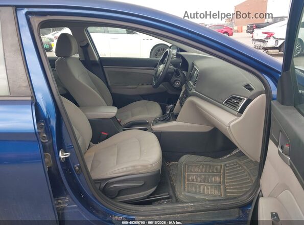 5NPD84LF6HH161985 2017 HYUNDAI ELANTRA Blue Սալոնի դիմացի տեսք