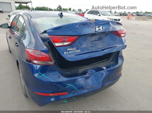 5NPD84LF6HH161985 2017 HYUNDAI ELANTRA Blue Դիմացի տեսք