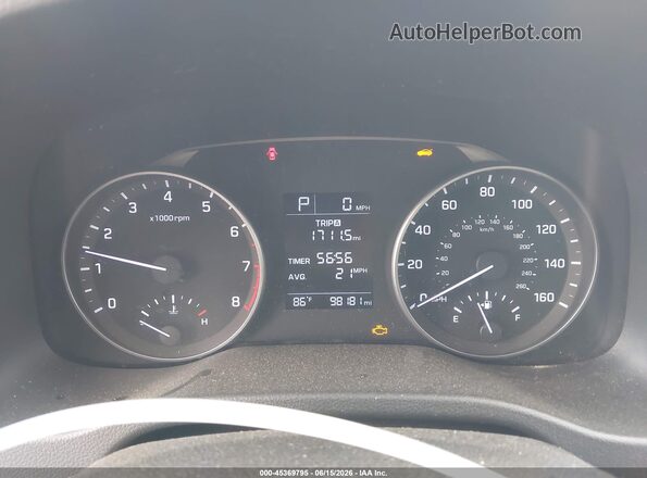 5NPD84LF6HH161985 2017 HYUNDAI ELANTRA Blue Հետևի նստատեղերի տեսք