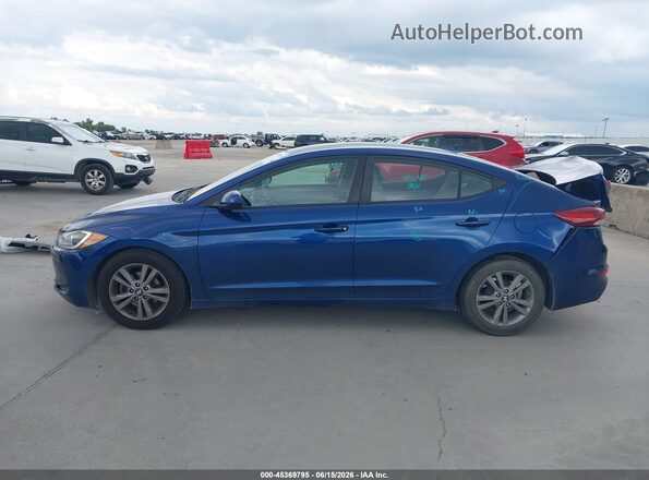 5NPD84LF6HH161985 2017 HYUNDAI ELANTRA Blue Սալոնի 360 աստիճան տեսք