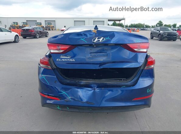 5NPD84LF6HH161985 2017 HYUNDAI ELANTRA Blue 