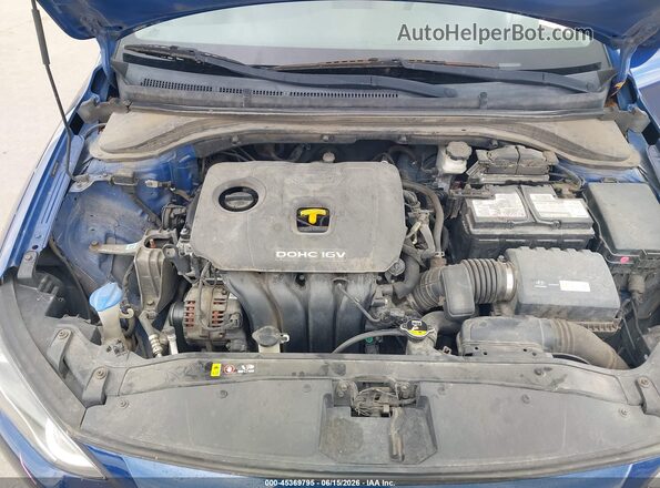 5NPD84LF6HH161985 2017 HYUNDAI ELANTRA Blue Հետևի տեսք