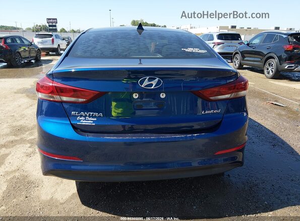 5NPD84LF6HH170332 2017 HYUNDAI ELANTRA Синий 