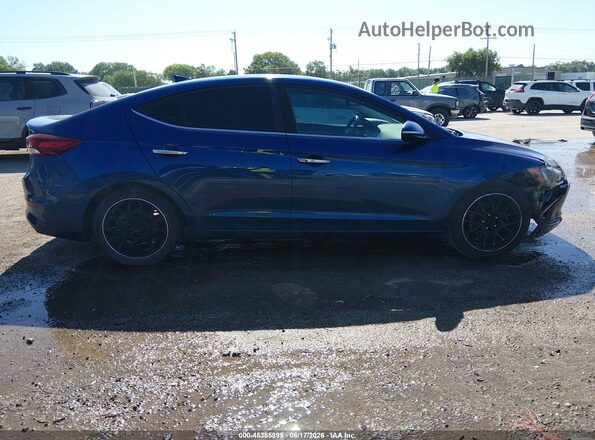 5NPD84LF6HH170332 2017 HYUNDAI ELANTRA Синий Вид задней части салона