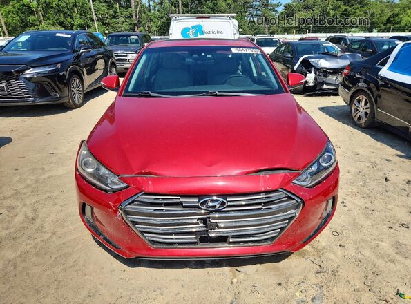 5NPD84LF6HH186062 2017 HYUNDAI ELANTRA Red წინა ხედი