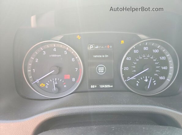 5NPD84LF6HH186062 2017 HYUNDAI ELANTRA Red ხელსაწყოთა პანელის ხედი
