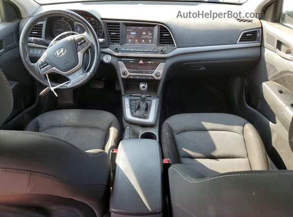 5NPD84LF6HH189401 2017 HYUNDAI ELANTRA White Առջևի վահանակի տեսք