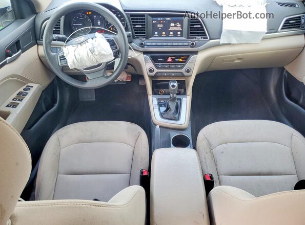 5NPD84LF6JH215453 2018 HYUNDAI ELANTRA White Dashboard view