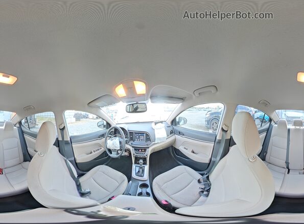5NPD84LF6JH215453 2018 HYUNDAI ELANTRA White VIN sticker view