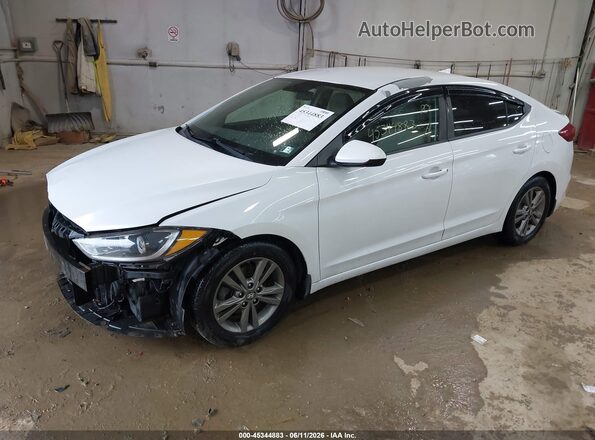 5NPD84LF6JH219437 2018 HYUNDAI ELANTRA White Передня ліва чверть
