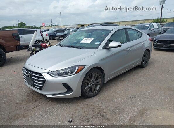 5NPD84LF6JH246525 2018 HYUNDAI ELANTRA Silver Front left