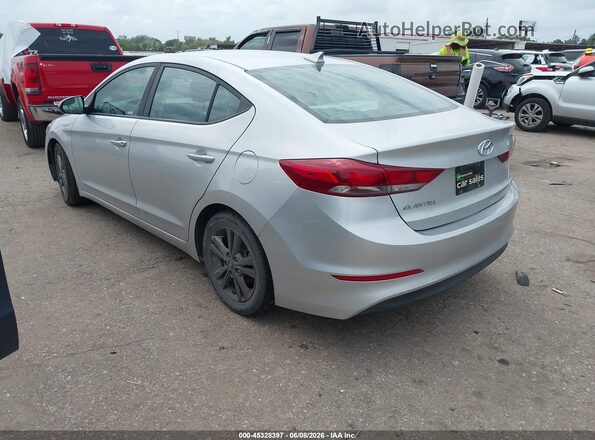 5NPD84LF6JH246525 2018 HYUNDAI ELANTRA Silver Rear left