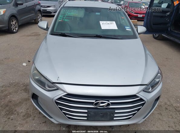 5NPD84LF6JH246525 2018 HYUNDAI ELANTRA Silver Instrument cluster view