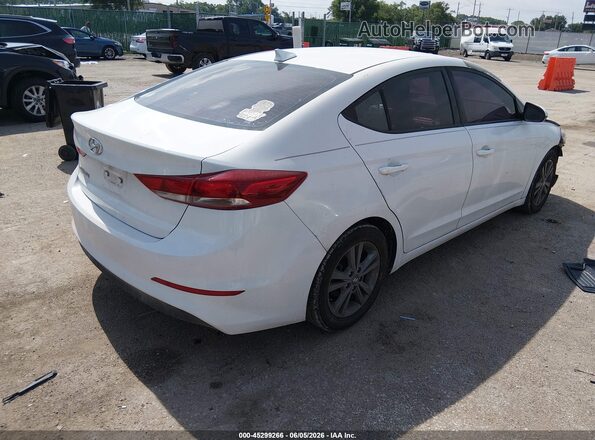5NPD84LF6JH246945 2018 HYUNDAI ELANTRA White Trasero derecho