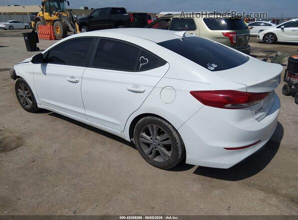 5NPD84LF6JH246945 2018 HYUNDAI ELANTRA White Trasero izquierdo
