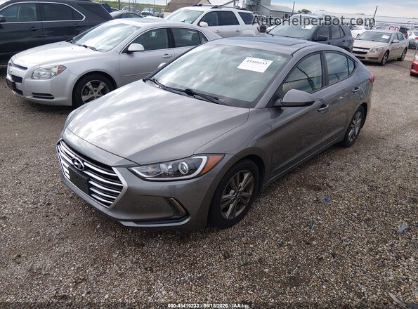 5NPD84LF6JH250316 2018 HYUNDAI ELANTRA Gray Передня ліва чверть