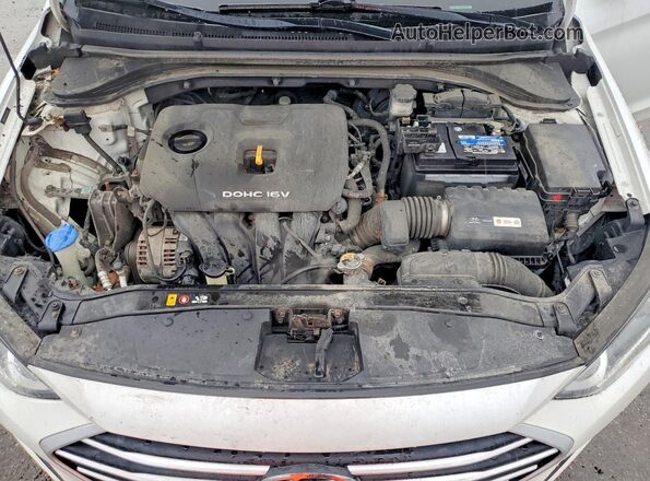 5NPD84LF6JH253295 2018 HYUNDAI ELANTRA Белый Вид задней части салона