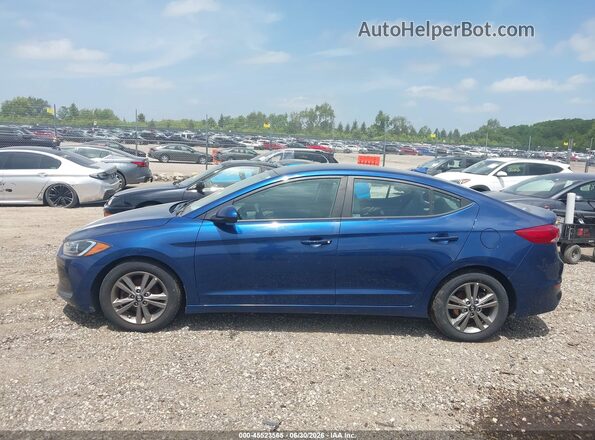 5NPD84LF6JH258495 2018 HYUNDAI ELANTRA Blue Սալոնի 360 աստիճան տեսք