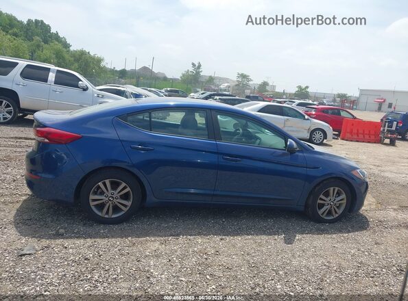 5NPD84LF6JH258495 2018 HYUNDAI ELANTRA Blue Սալոնի հետևի տեսք
