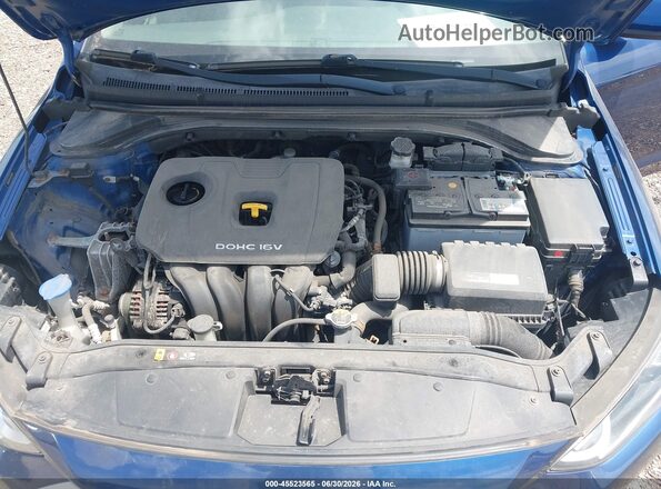 5NPD84LF6JH258495 2018 HYUNDAI ELANTRA Blue Հետևի տեսք
