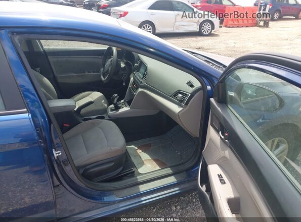 5NPD84LF6JH258495 2018 HYUNDAI ELANTRA Blue Սալոնի դիմացի տեսք