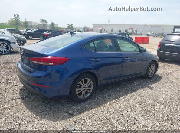 5NPD84LF6JH258495 2018 HYUNDAI ELANTRA Blue Հետևի աջ