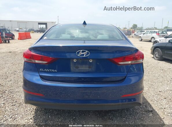 5NPD84LF6JH258495 2018 HYUNDAI ELANTRA Blue 