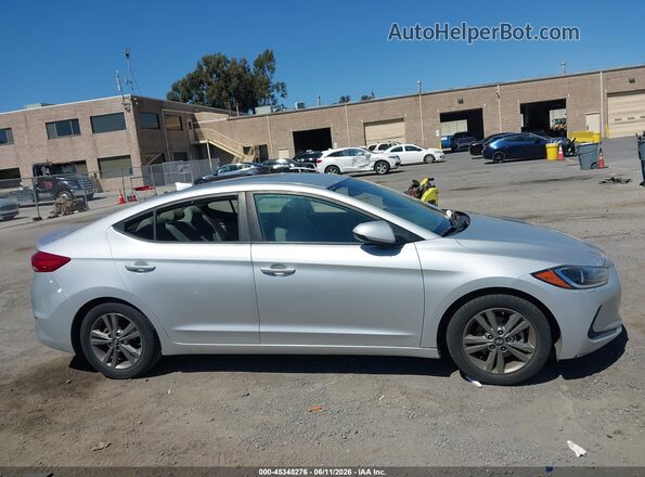 5NPD84LF6JH261834 2018 HYUNDAI ELANTRA Серебряный Вид щитка приборов