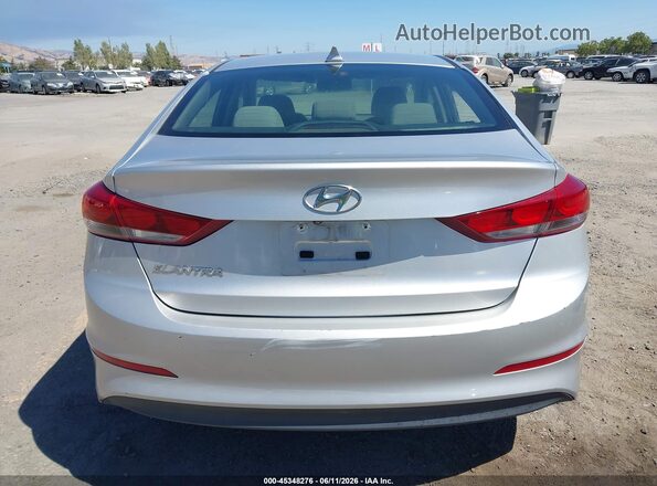 5NPD84LF6JH261834 2018 HYUNDAI ELANTRA Серебряный Вид спереди