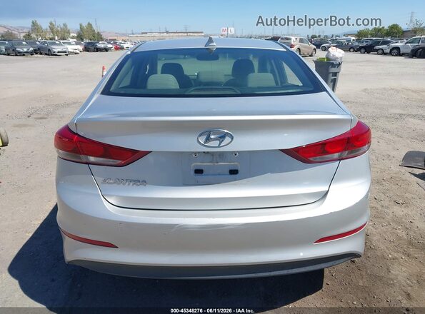 5NPD84LF6JH261834 2018 HYUNDAI ELANTRA Серебряный 