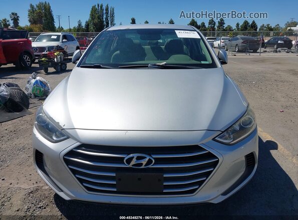 5NPD84LF6JH261834 2018 HYUNDAI ELANTRA Серебряный Вид панели приборов