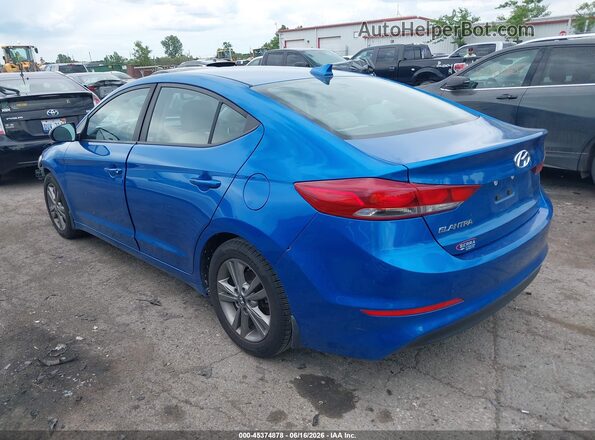 5NPD84LF6JH272719 2018 HYUNDAI ELANTRA Blue უკანა მარცხენა