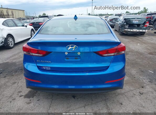 5NPD84LF6JH272719 2018 HYUNDAI ELANTRA Blue 