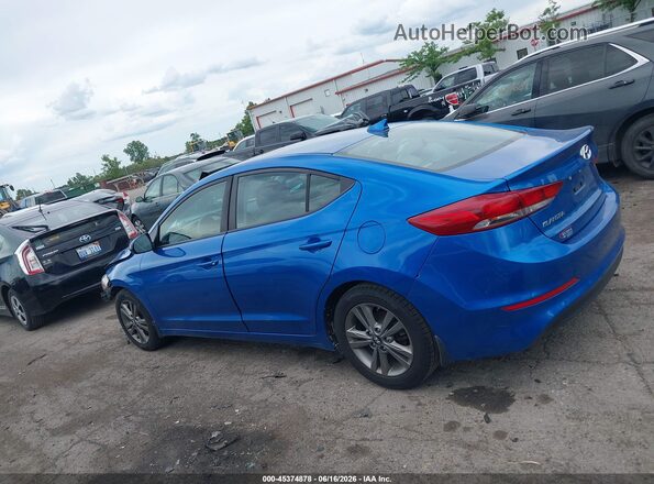 5NPD84LF6JH272719 2018 HYUNDAI ELANTRA Blue 