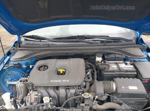 5NPD84LF6JH272719 2018 HYUNDAI ELANTRA Blue უკანა ხედი