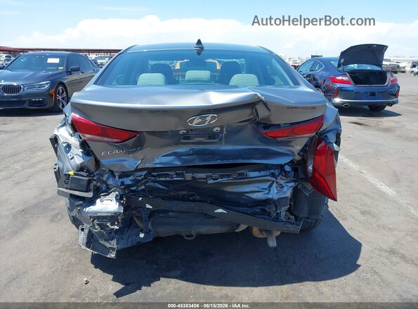 5NPD84LF6JH298561 2018 HYUNDAI ELANTRA Серый Вид спереди