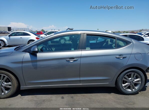 5NPD84LF6JH298561 2018 HYUNDAI ELANTRA Серый 