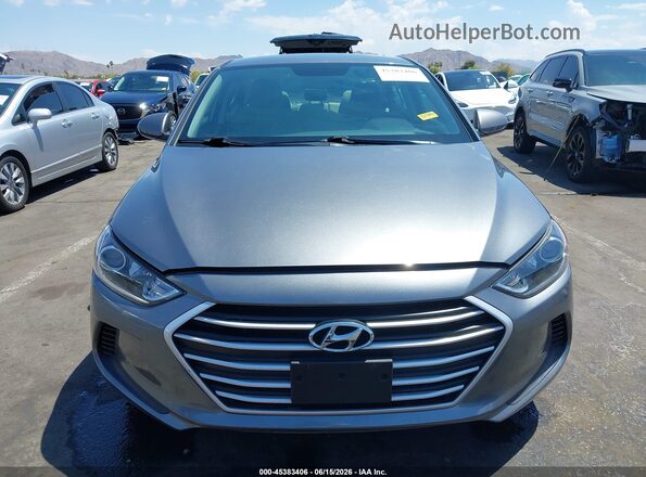 5NPD84LF6JH298561 2018 HYUNDAI ELANTRA Серый Вид задней части салона