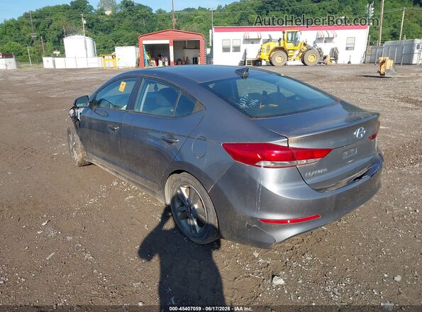 5NPD84LF6JH321966 2018 HYUNDAI ELANTRA Gray 