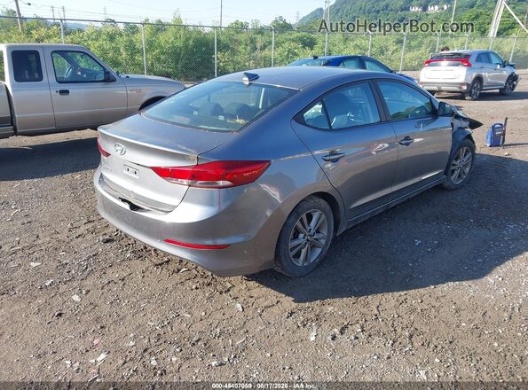 5NPD84LF6JH321966 2018 HYUNDAI ELANTRA Gray 