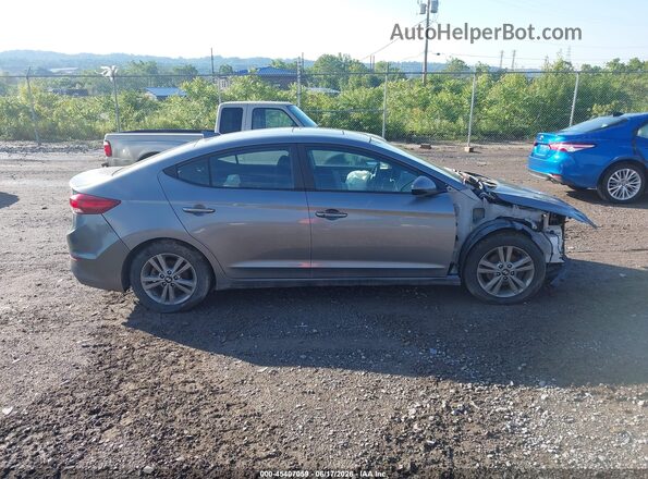 5NPD84LF6JH321966 2018 HYUNDAI ELANTRA Gray 