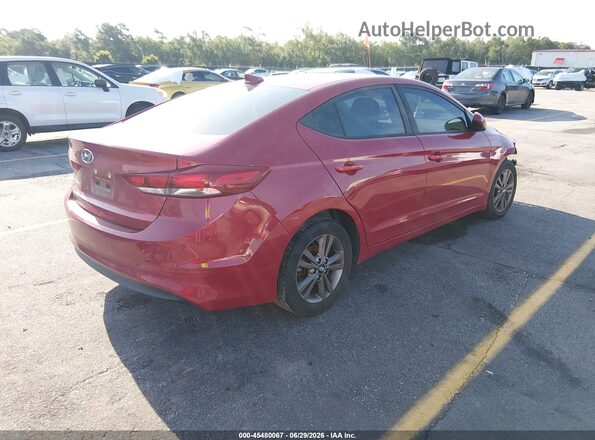 5NPD84LF6JH324480 2018 HYUNDAI ELANTRA Red Rear right