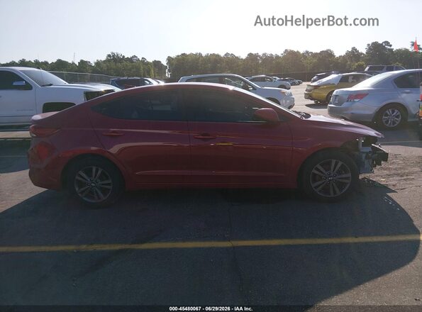 5NPD84LF6JH324480 2018 HYUNDAI ELANTRA Red 360 interior view