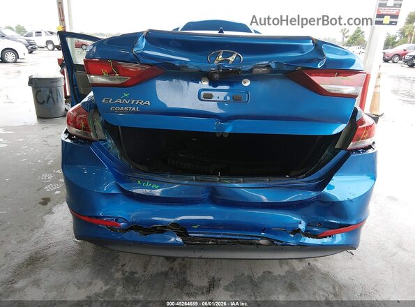 5NPD84LF6JH358175 2018 HYUNDAI ELANTRA Blue Вид спереду